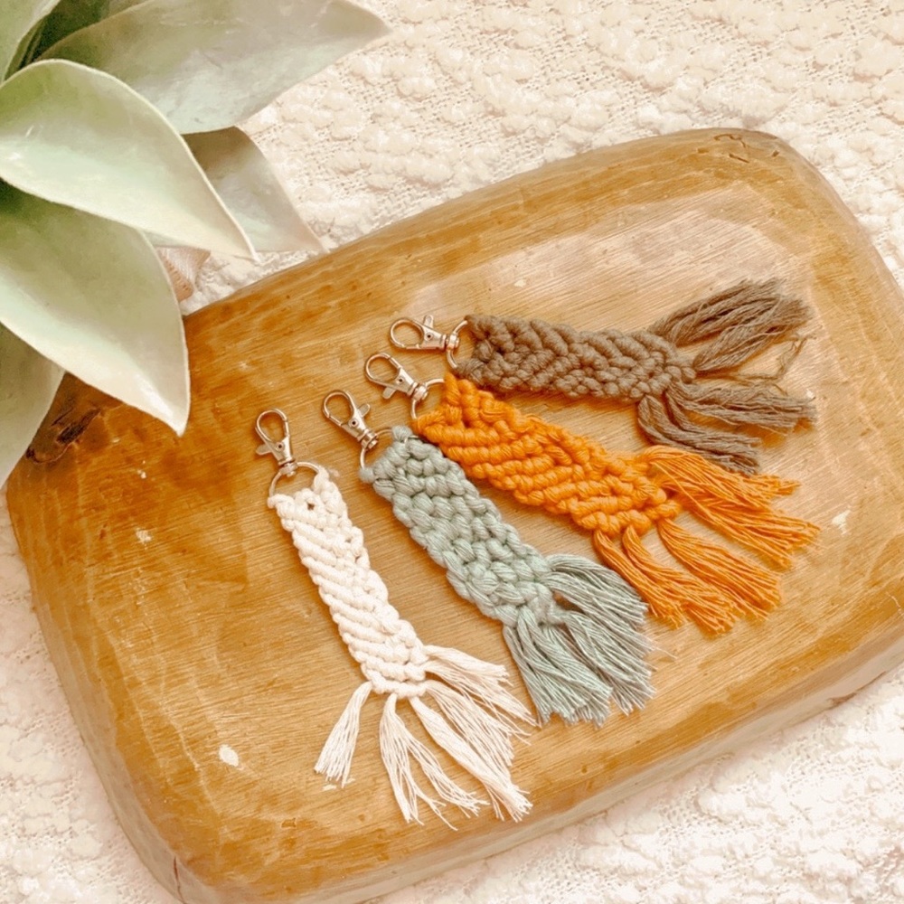 Macrame keychains